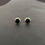 Thumbnail: Black Onyx Round Stud Earrings