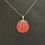 Thumbnail: Round Coral Pendant