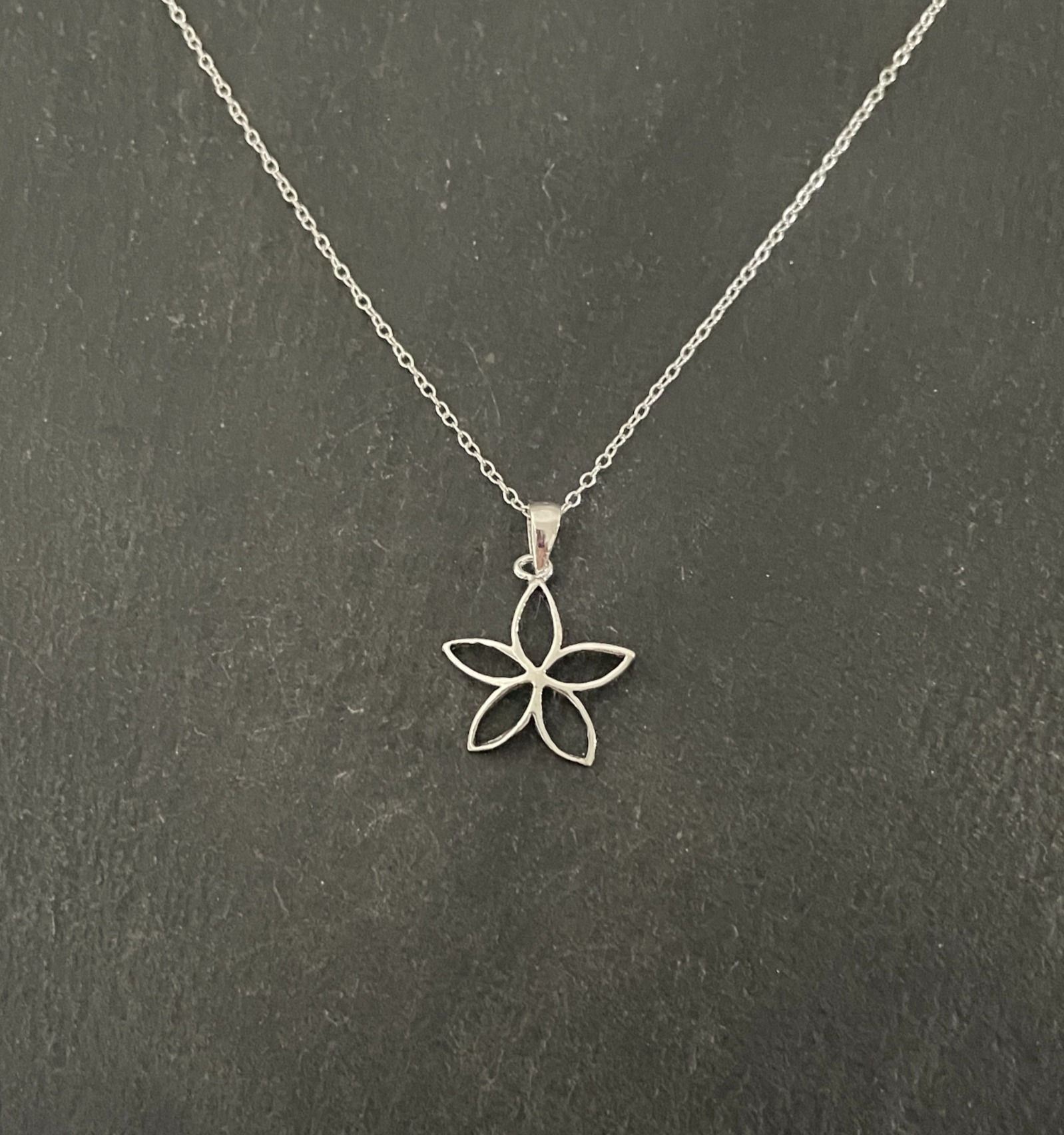 Silver Flower Pendant