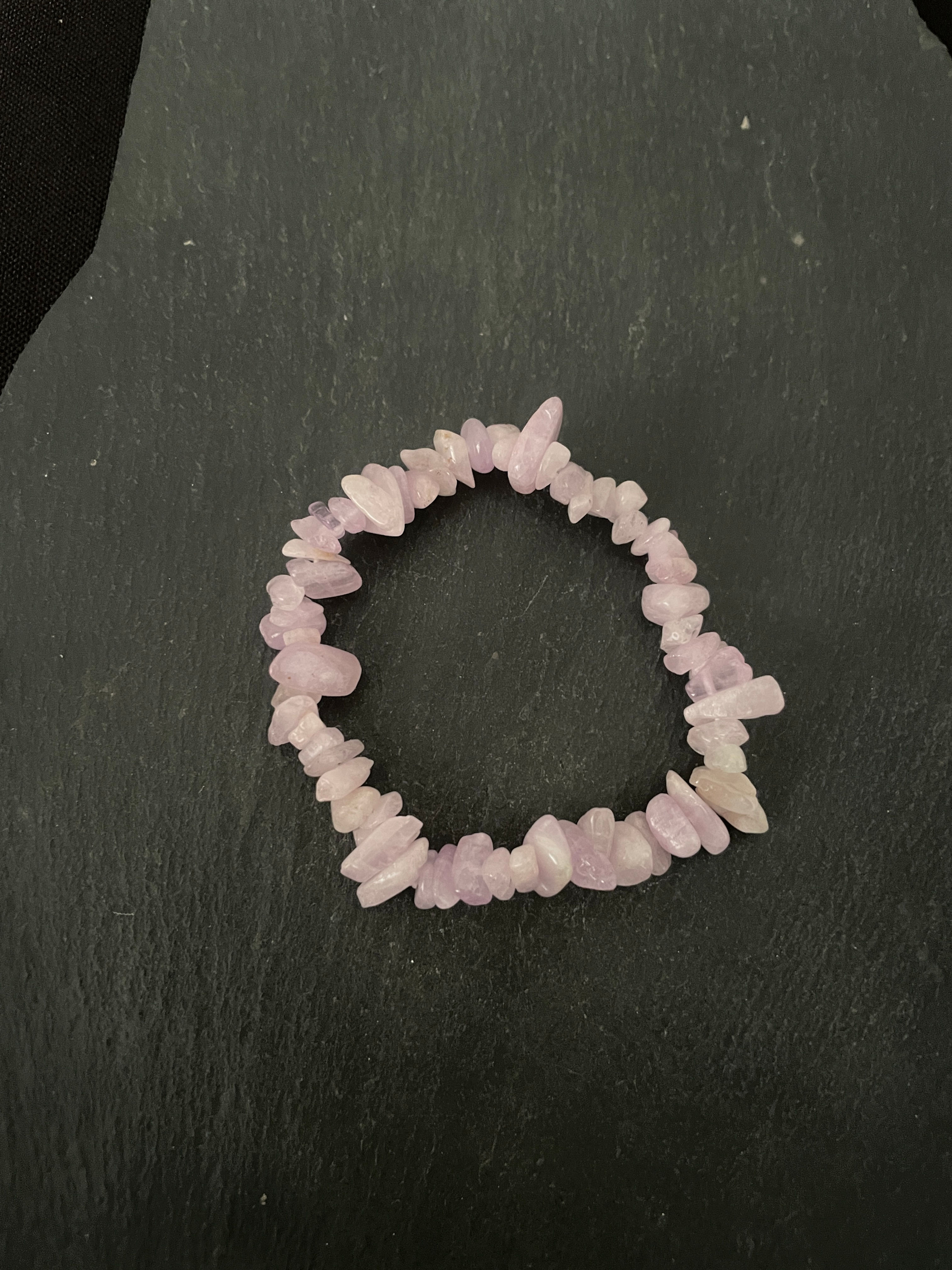 Kunzite Chip Bracelet