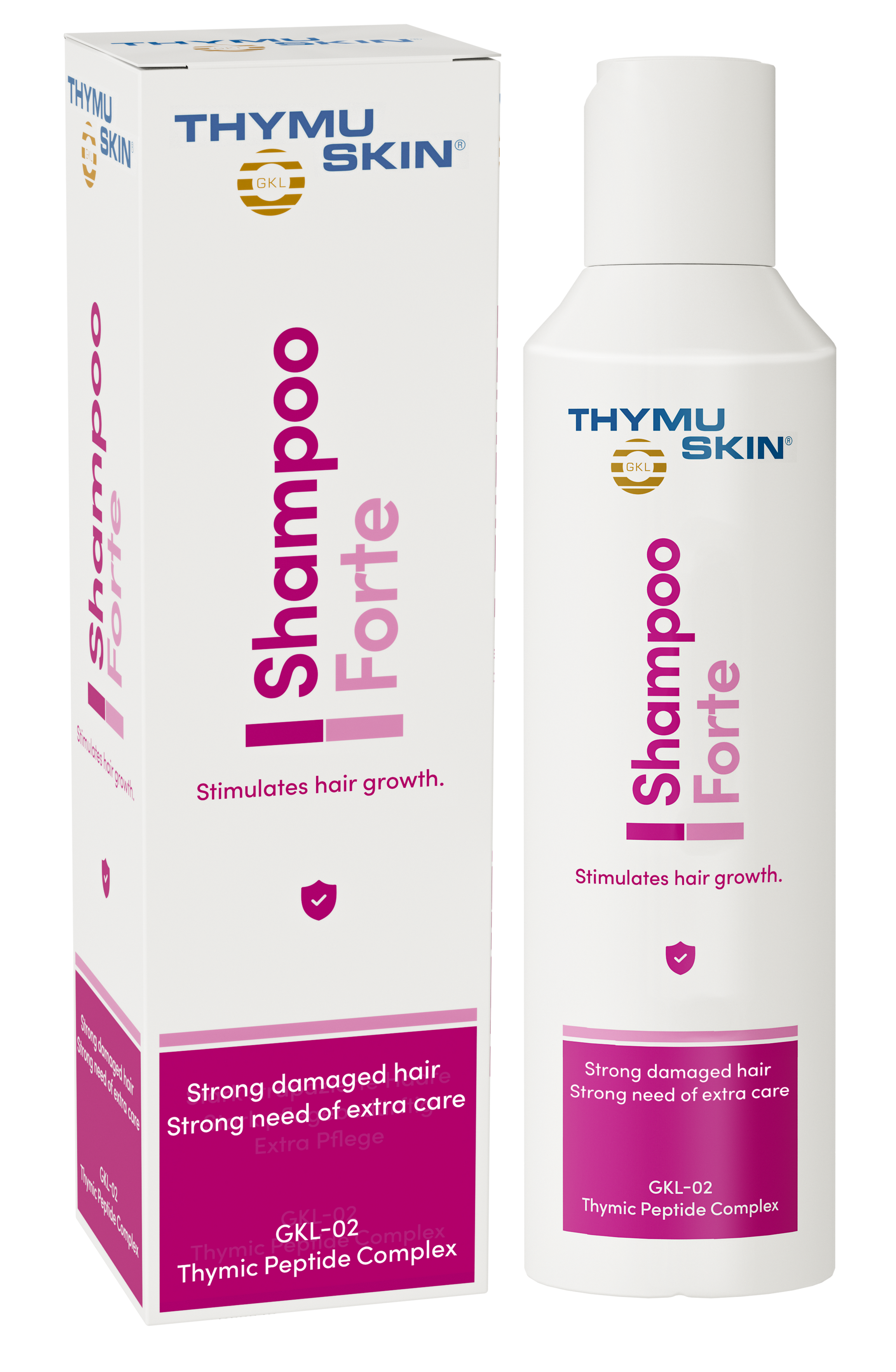 Thymuskin Forte Shampoo 200ml - Strong hair loss | Damaged scalp