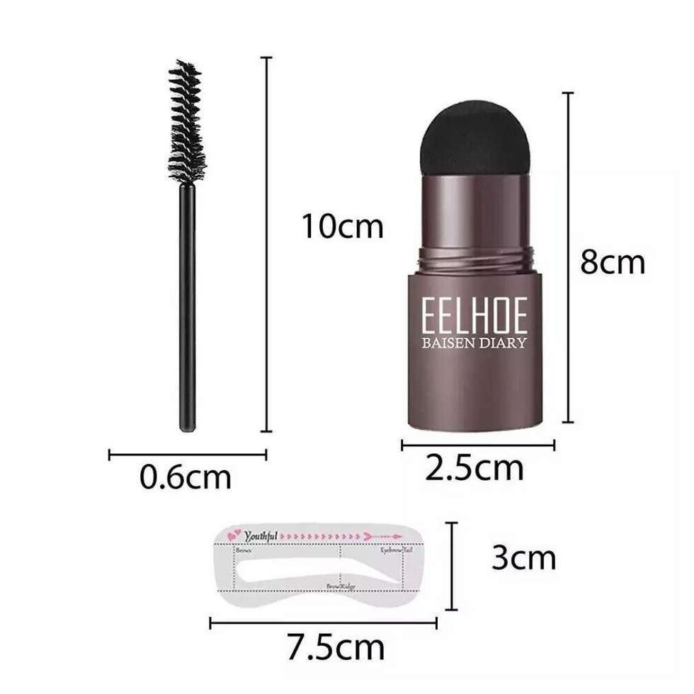 Thumbnail: NEW Eyebrow Stamp Powder Kit - Dark Grey