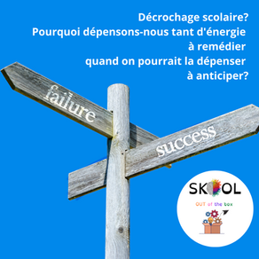 Décrochage scolaire? (In)évitable?