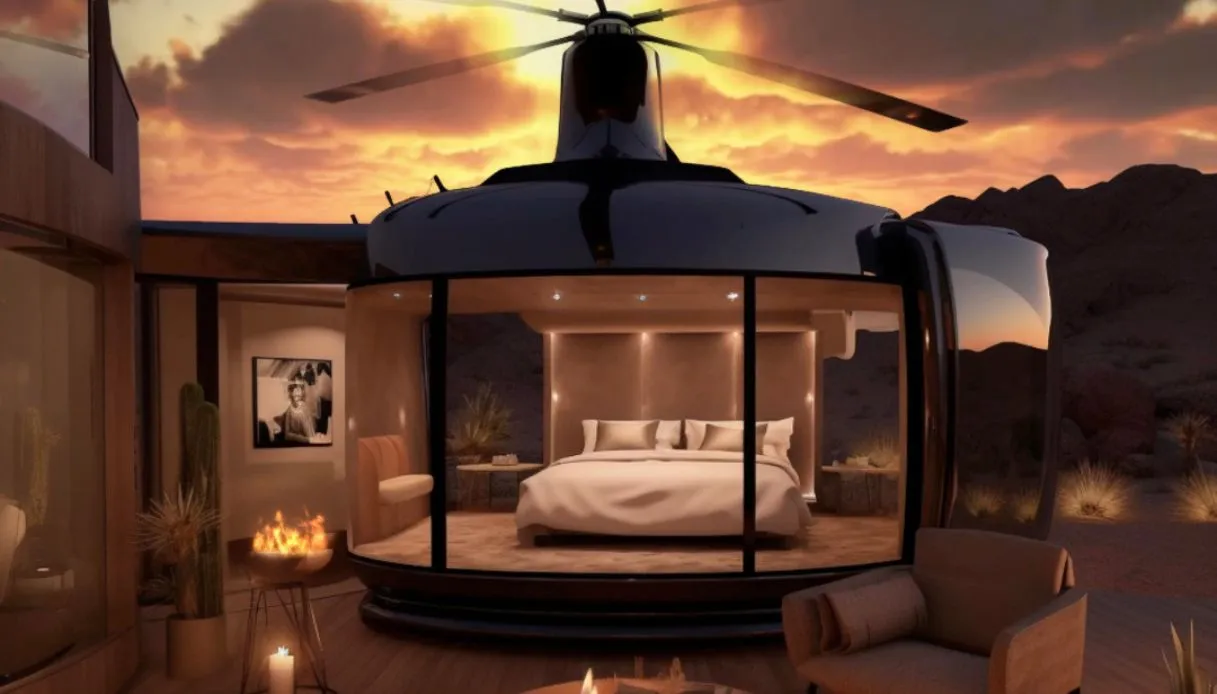 glamping helicopter 2