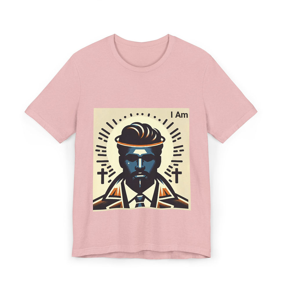 Thumbnail: I AM mens Jersey Short Sleeve Christian Tee