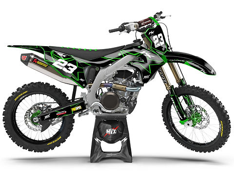 Kit Gráfico Kawasaki - Black Star | mvxpersonalizados