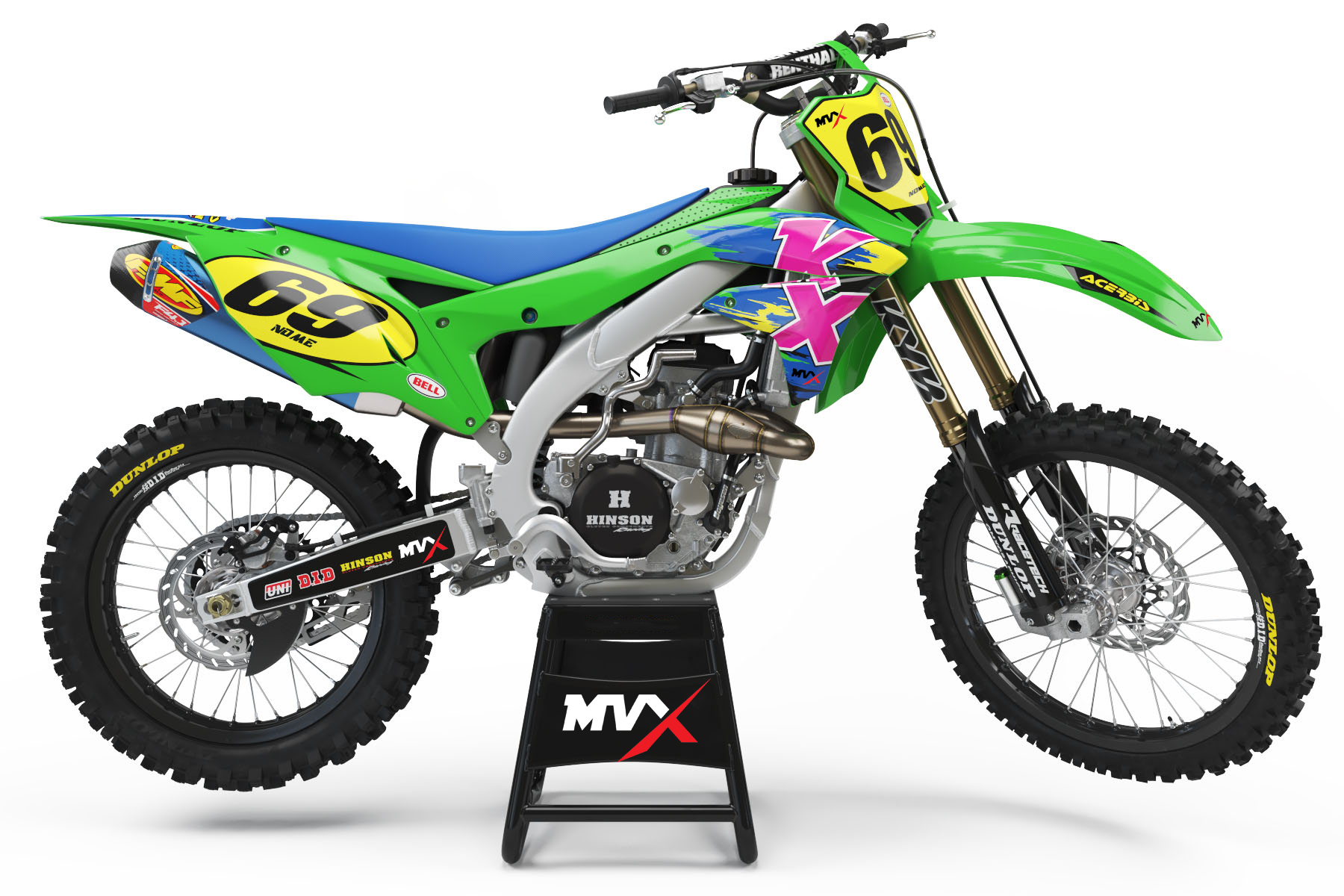 Kit Gráfico Kawasaki - Retro