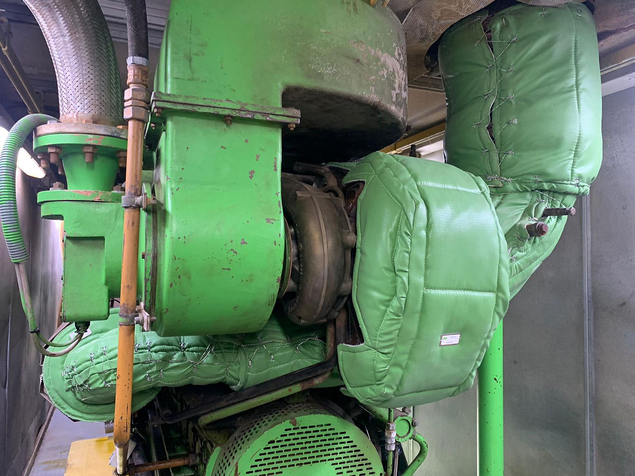 Jenbacher engine insulation, calcium-free, J320
