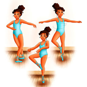 Digital illustration for children's book, whimsical and colorful illustration style