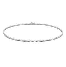 925‰ hõbe 925‰ kaelakee valgete tsirkoonidega Glamour Collection Comete Sieraden