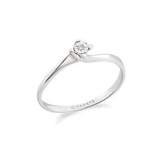 Anello in Oro 375‰ e Diamante bianco Collezione Storia di Luce Comete Gioielli