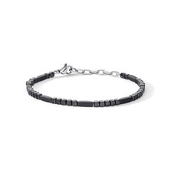 Bracciale Acciaio con Ematite nera Collezione District Comete Gioielli