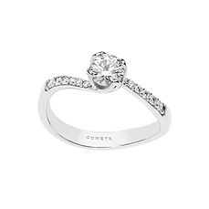 Solitärblütenblätter aus Gold und Diamanten aus der Kollektion Love Pledge Comete SCHMUCK