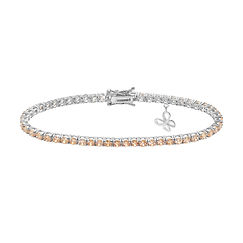 Tennis in Argento e cristalli degradè della Collezione Tennis Donna Comete Gioielli