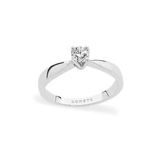 Solitario Classico in Oro e Diamante della Collezione Pegni d'Amore Comete Gioielli