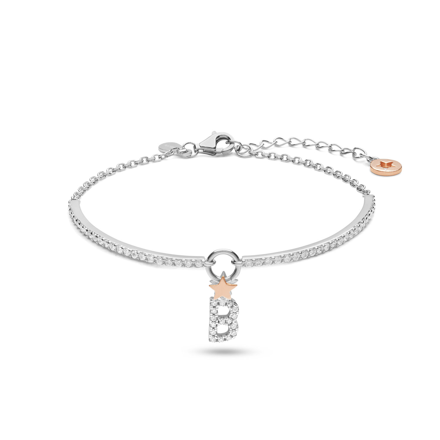 Bracciale in Argento Lettera B Comete Gioielli