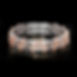 Privè by BARAKÀ bracelet in 750‰ White and Rose Gold where the details in Rose Gold are enriched with P.Ct. 288 White Diamonds.