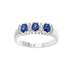 Anello in Oro Diamanti e Zaffiri blu della Collezione Duchessa Comete Gioielli