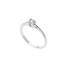 Anello Solitario in Oro e Diamante della Collezione Pegni d'Amore Comete Gioielli