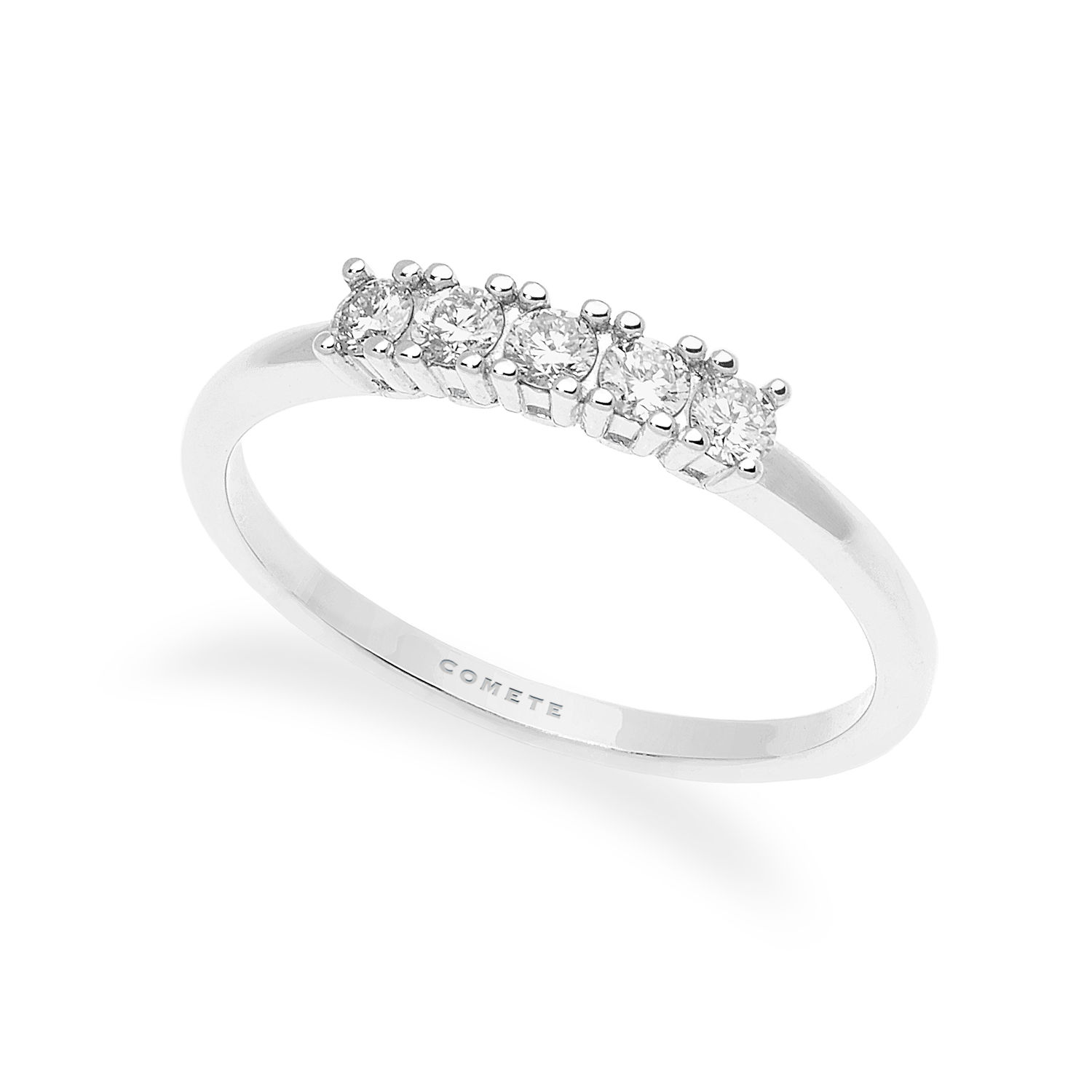 Fedina in Oro e Diamanti Comete Gioielli