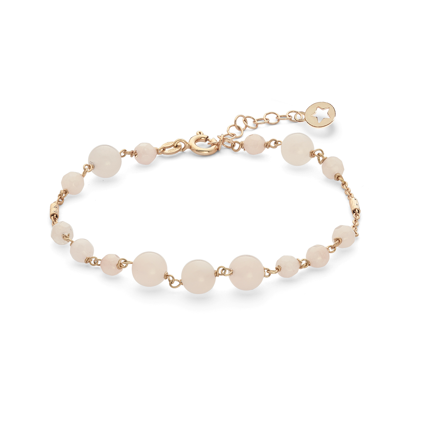 Bracciale Donna In Argento 925 Sfera Rotonda - Stile Coreano Semplice E Lucido, Gioiello Di Moda, Regalo - 2