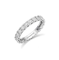 Anello in Oro bianco 750‰ e Diamanti bianchi Comete Gioielli