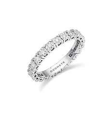 Anello in Oro bianco 750‰ e Diamanti bianchi Comete Gioielli
