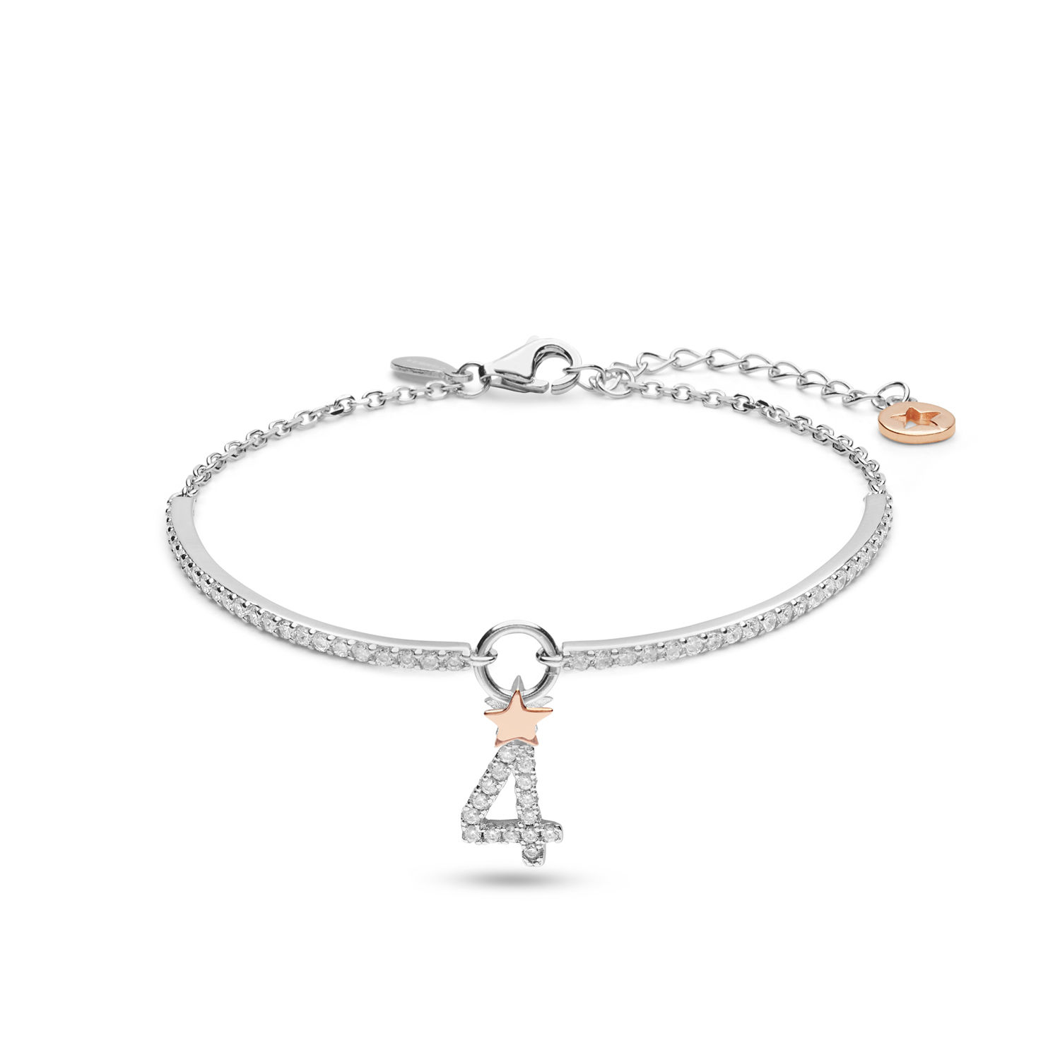 Bracciale in Argento numero 4 Comete Gioielli