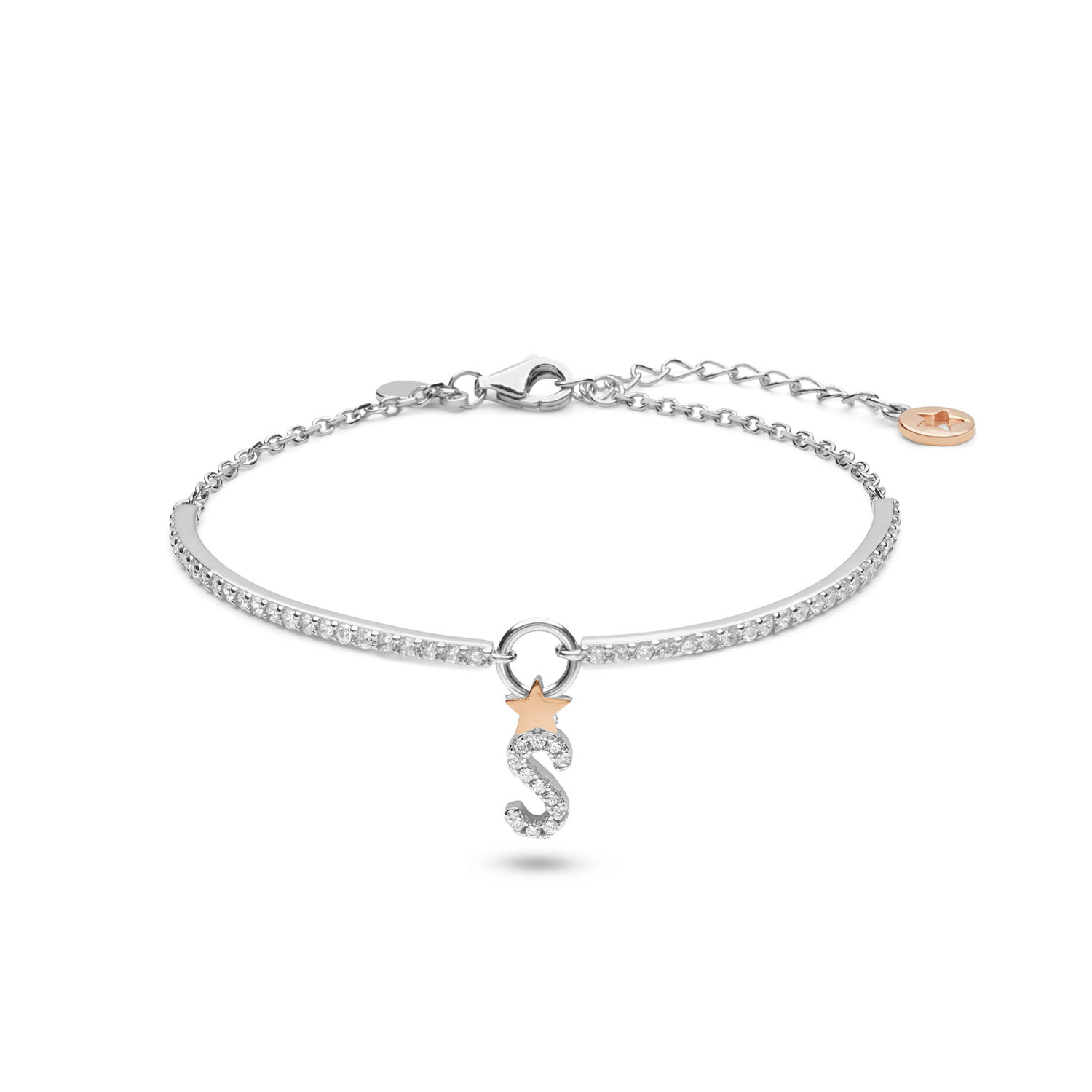 Bracciale in Argento Lettera S Comete Gioielli