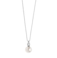 Kaelakee Punto luce Pearl Gold ja Diamond History of Light kollektsioonist Comete Sieraden
