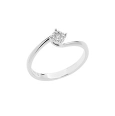 Anello in Oro e Diamanti della Collezione Rose di Diamanti Comete Gioielli