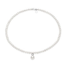 Necklace with Aquadulce Pearls in Gold and Diamonds from the Aquadulce Pearls Collection Comete Jewelry