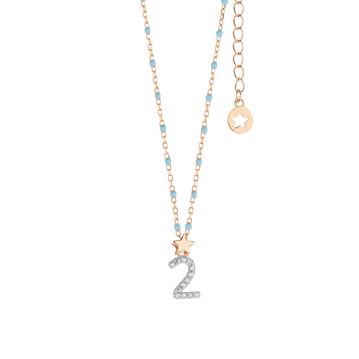 Girocollo in Argento numero 2 Comete Gioielli