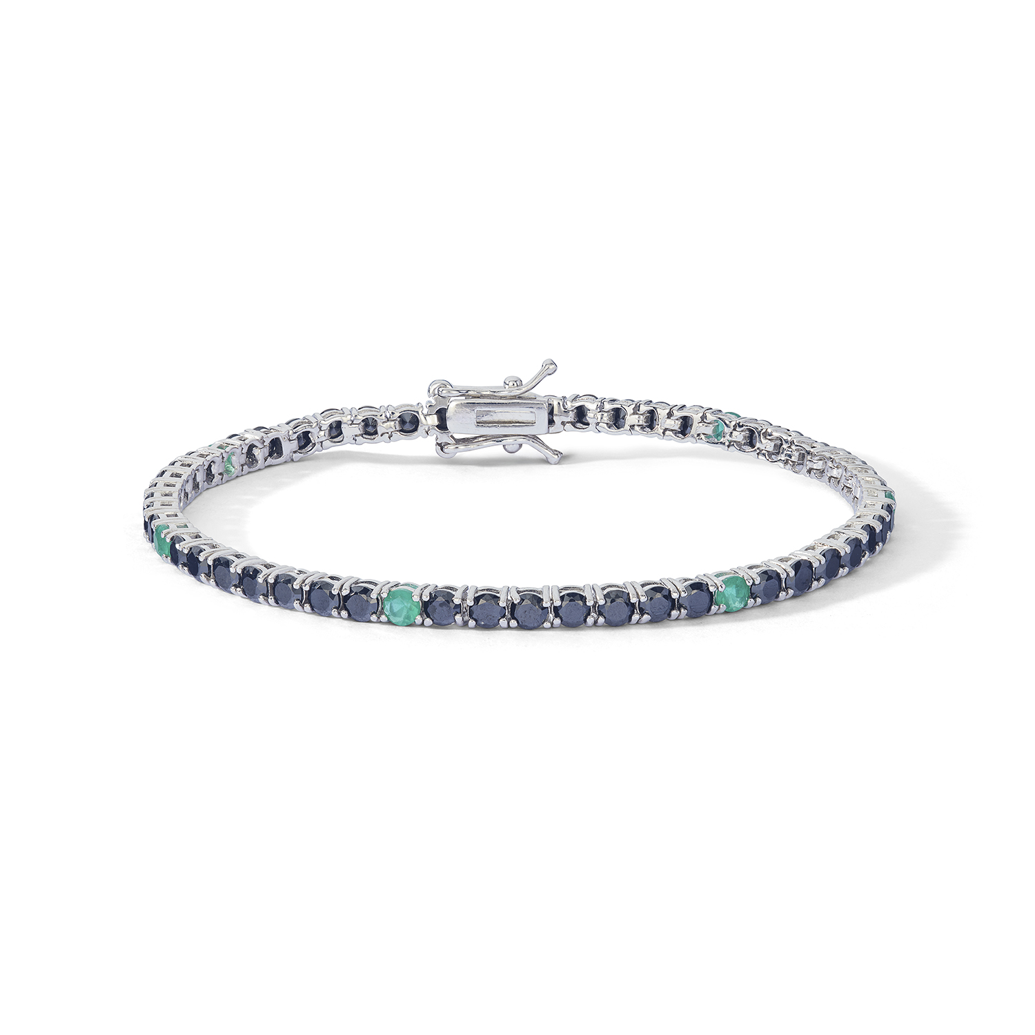 Bracciale Tennis Uomo In Argento 925 Con Zirconi – Regolabile Unisex – Eleonora Gioielli