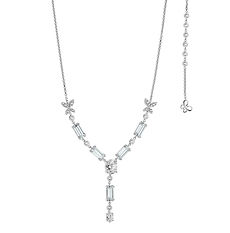 Necklace Glamour in Silver and zirconia from the Glamour Collection Comete Jewelry
