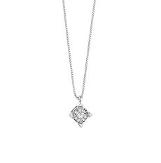 Collana Punto luce diamantato in Oro e Diamante della Collezione Punti Luce Comete Gioielli