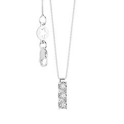 Collana Trilogy in Oro e Diamanti Collezione Diamanti Comete Gioielli