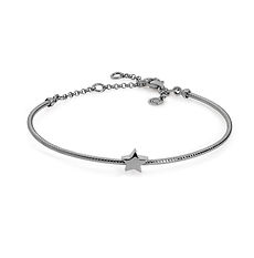 Bracciale Stella in Argento brunito della Collezione Stella Comete Gioielli