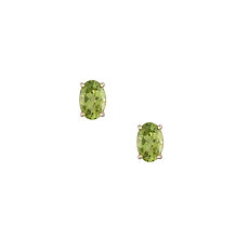 Orecchini in Oro rosa 750‰ e Peridot ovali Collezione Candy Comete Gioielli