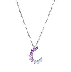 Collana in Argento 925‰ e Zirconi degradè rosa Collezione Glamour Comete Gioielli