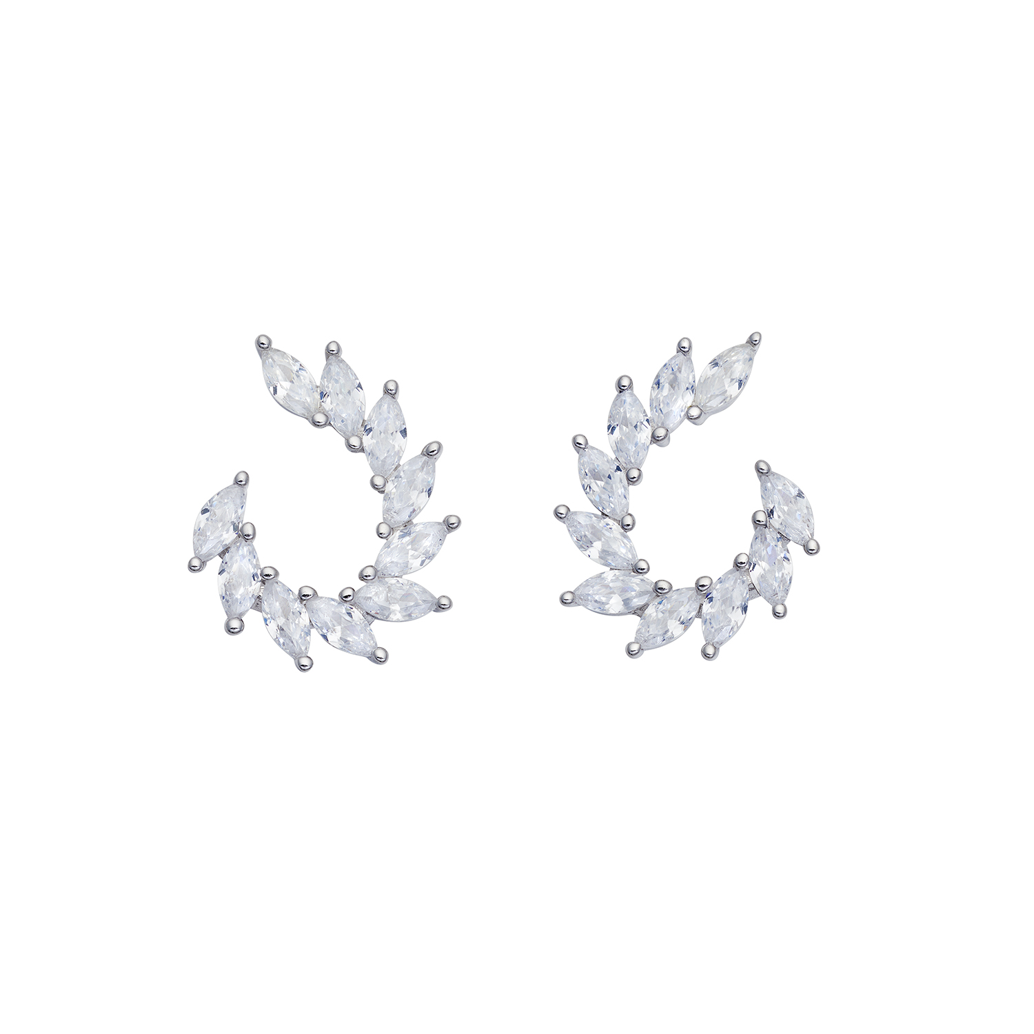 Orecchini cerchio piccoli argento 925, orecchini donna Palma
