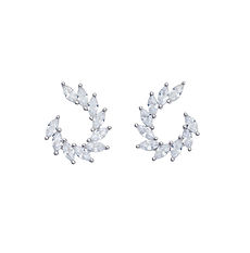 Orecchini in Argento 925‰ e Zirconi bianchi Collezione Glamour Comete Gioielli
