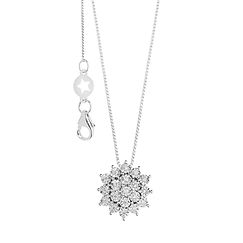 Collana in oro Bianco con Diamanti della Collezione Momenti Comete Gioielli