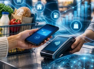 Highlighted is the expanding role of digital wallets in everyday payments, continued strength in card-not-present spending and consumers’ increasing focus on essential purchases.