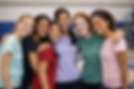 Group of smiling teenage girls