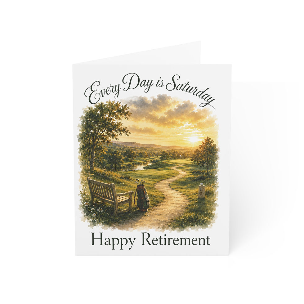Thumbnail: Elegant Golf Retirement Card | Every Day is Saturday | For Your Favorite Golfer