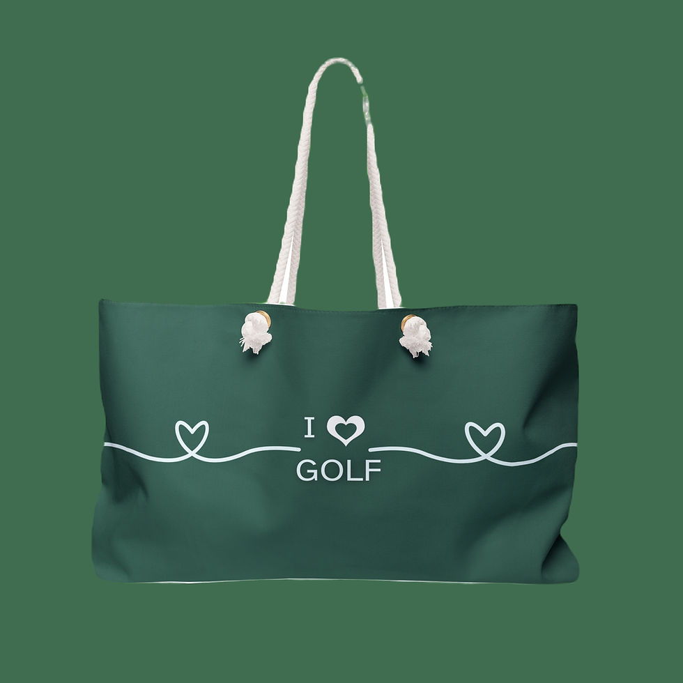 Thumbnail: Green Golf Weekender Bag | Christmas Gift for Golf Lovers | Golf Travel Bag