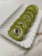 Matcha Azuki Swiss Roll
