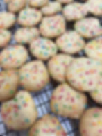 Rainbow Speckled Cookies