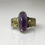 Thumbnail: 1950's Vintage 9k Amethyst Brutalist Ring